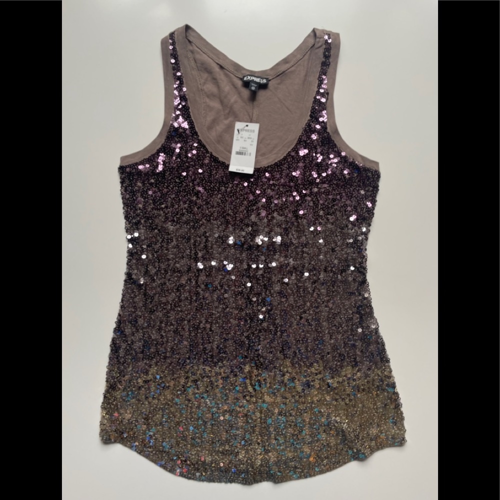 BNWT Express Sequin Tank